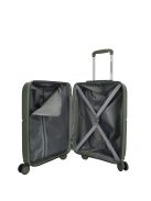 Enrico Benetti Tokyo zöld 4 kerekű első zsebes kabinbőrönd