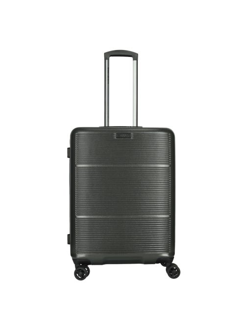 Enrico Benetti Toronto antracit 4 kerekű közepes bőrönd