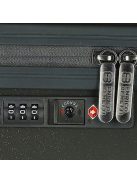 Enrico Benetti Toronto antracit 4 kerekű közepes bőrönd