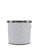 Reisenthel homebasket M világosszürke steppelt szennyes tartó kosár