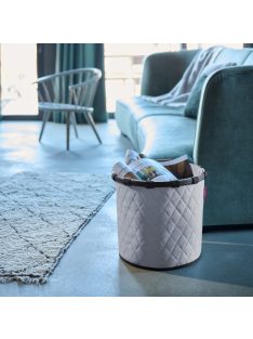   Reisenthel homebasket M világosszürke steppelt szennyes tartó kosár