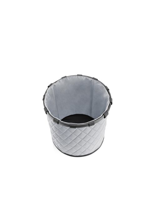 Reisenthel homebasket M világosszürke steppelt szennyes tartó kosár