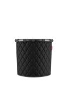 Reisenthel homebasket M fekete steppelt szennyes tartó kosár