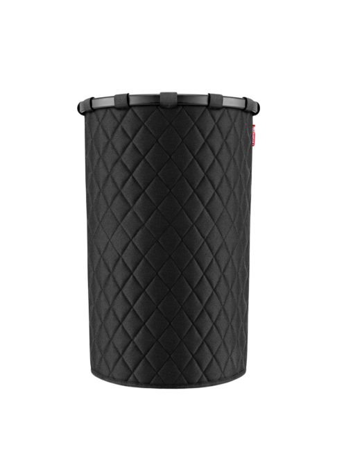 Reisenthel homebasket L fekete steppelt szennyes tartó kosár