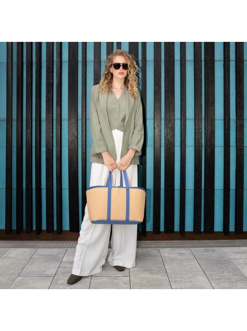 Reisenthel coolerbag bézs-kék hűtőtáska