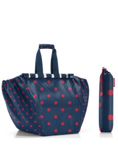   Reisenthel easyshoppingbag kék-piros pöttyös női bevásárló táska