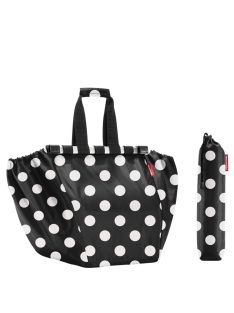  Reisenthel easyshoppingbag fekete-fehér pöttyös női bevásárló táska