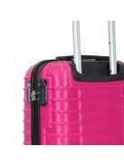 Leonardo Da Vinci Udine ciklámen 4 kerekű kabinbőrönd