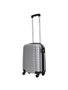 Leonardo Da Vinci Udine ezüst 4 kerekű kabinbőrönd