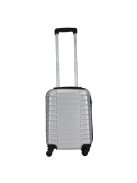 Leonardo Da Vinci Udine ezüst 4 kerekű kabinbőrönd
