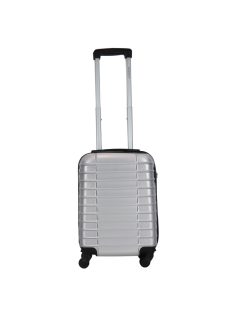 Leonardo Da Vinci Udine ezüst 4 kerekű kabinbőrönd