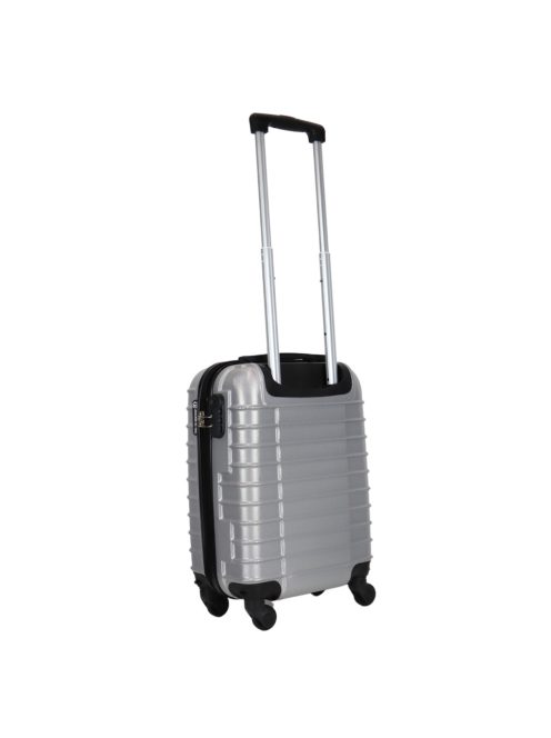 Leonardo Da Vinci Udine ezüst 4 kerekű kabinbőrönd