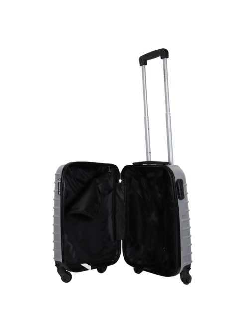 Leonardo Da Vinci Udine ezüst 4 kerekű kabinbőrönd