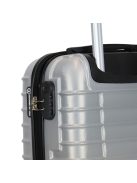 Leonardo Da Vinci Udine ezüst 4 kerekű kabinbőrönd