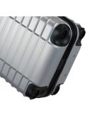 Leonardo Da Vinci Udine ezüst 4 kerekű kabinbőrönd