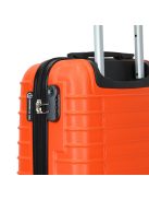Leonardo Da Vinci Udine narancssárga 4 kerekű kabinbőrönd