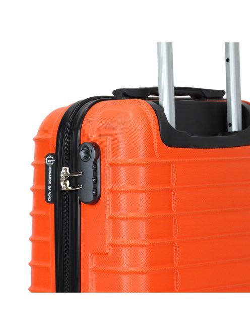 Leonardo Da Vinci Udine narancssárga 4 kerekű kabinbőrönd