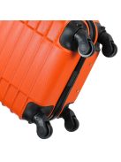Leonardo Da Vinci Udine narancssárga 4 kerekű kabinbőrönd