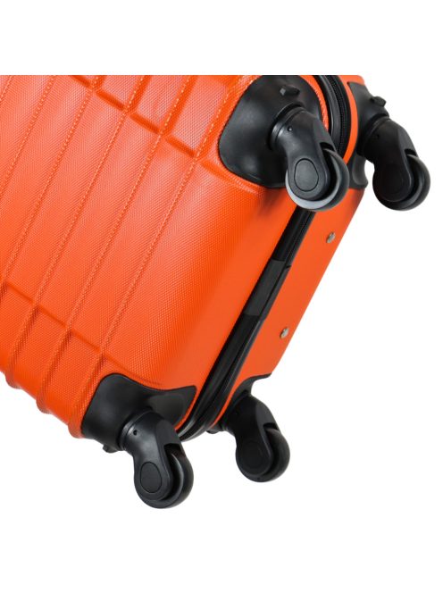 Leonardo Da Vinci Udine narancssárga 4 kerekű kabinbőrönd