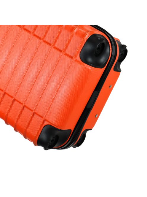 Leonardo Da Vinci Udine narancssárga 4 kerekű kabinbőrönd