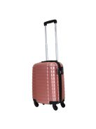 Leonardo Da Vinci Udine rose gold 4 kerekű kabinbőrönd