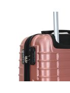 Leonardo Da Vinci Udine rose gold 4 kerekű kabinbőrönd