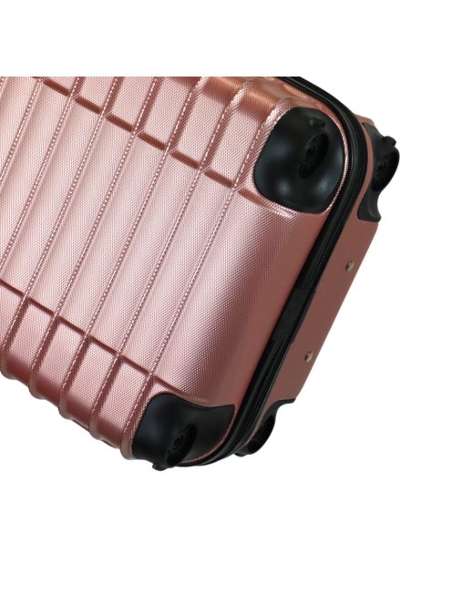Leonardo Da Vinci Udine rose gold 4 kerekű kabinbőrönd