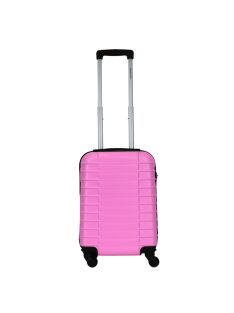 Leonardo Da Vinci Udine rózsaszín 4 kerekű kabinbőrönd