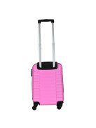 Leonardo Da Vinci Udine rózsaszín 4 kerekű kabinbőrönd