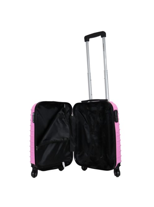 Leonardo Da Vinci Udine rózsaszín 4 kerekű kabinbőrönd