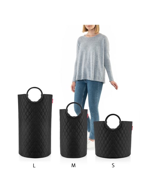 Reisenthel loophome S fekete steppelt szennyes tartó táska