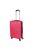 Gregorio Satin rózsaszín 4 kerekű közepes bőrönd