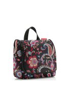 Reisenthel toiletbag fekete virágos női kozmetikai táska