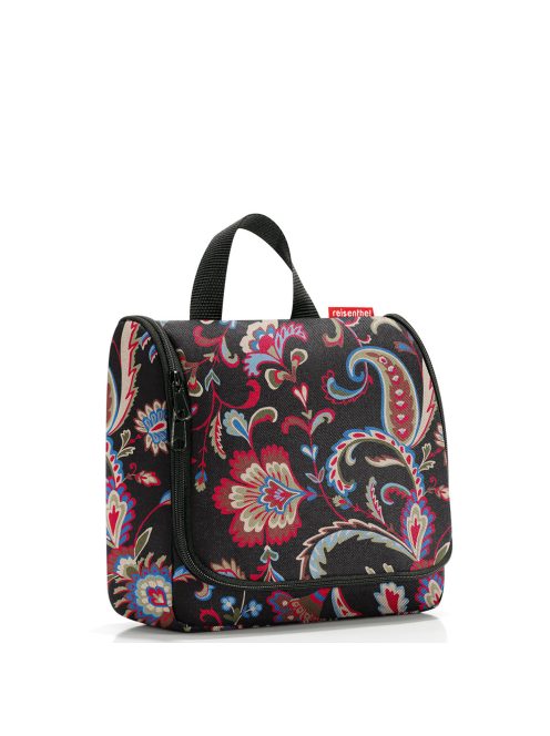 Reisenthel toiletbag fekete virágos női kozmetikai táska