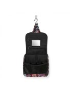 Reisenthel toiletbag fekete virágos női kozmetikai táska