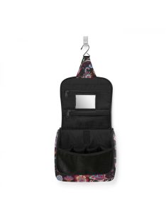 Reisenthel toiletbag fekete virágos női kozmetikai táska