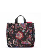 Reisenthel toiletbag fekete virágos női kozmetikai táska