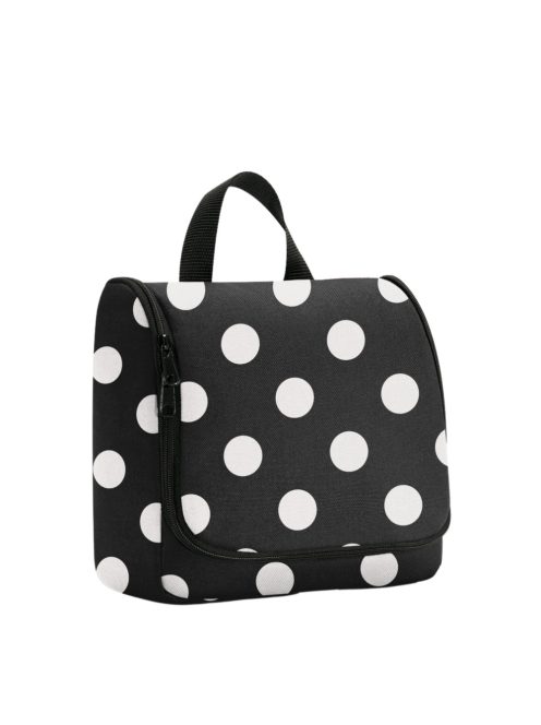 Reisenthel toiletbag fekete-fehér pöttyös női kozmetikai táska