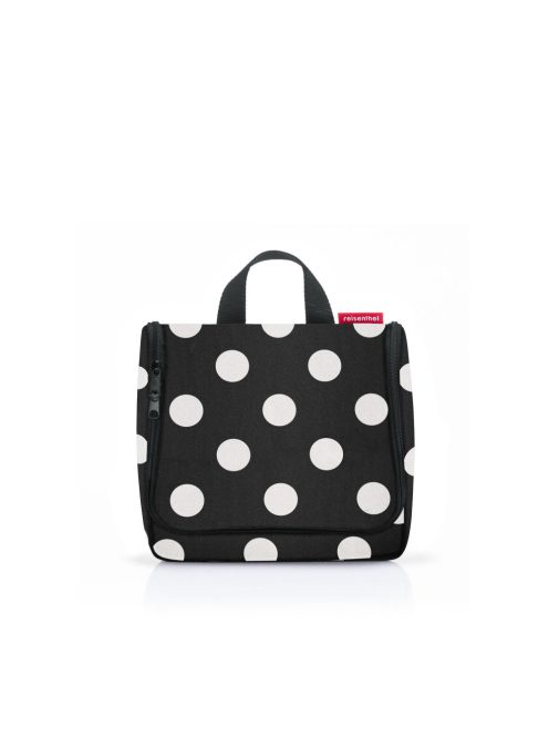 Reisenthel toiletbag fekete-fehér pöttyös női kozmetikai táska