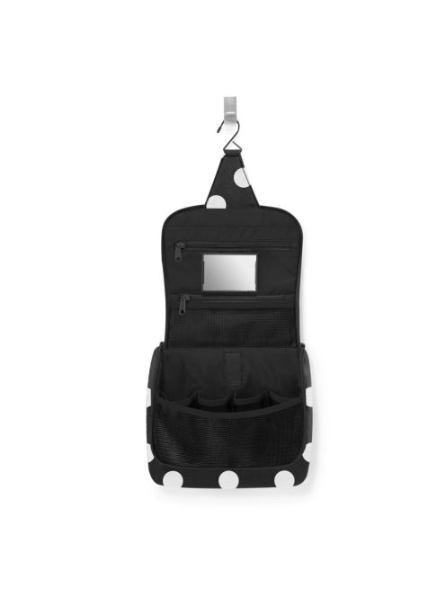 Reisenthel toiletbag fekete-fehér pöttyös női kozmetikai táska