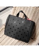 Reisenthel toiletbag fekete pöttyös női kozmetikai táska