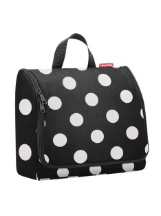   Reisenthel toiletbag XL fekete-fehér pöttyös kozmetikai táska