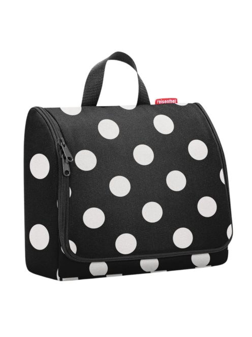 Reisenthel toiletbag XL fekete-fehér pöttyös kozmetikai táska
