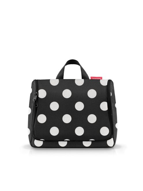 Reisenthel toiletbag XL fekete-fehér pöttyös kozmetikai táska