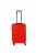 Pony Portofino piros 4 kerekű közepes bőrönd