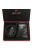 Pierre Cardin ZG-EX-06 díszdobozos fekete bőr férfi pénztárca és öv 120 cm