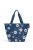 Reisenthel shopper M kék virágos női shopper táska