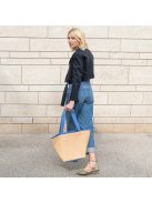 Reisenthel shopper M bézs-kék női shopper táska