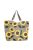 Reisenthel shopper XL drapp-sárga virágos női nagy shopper táska