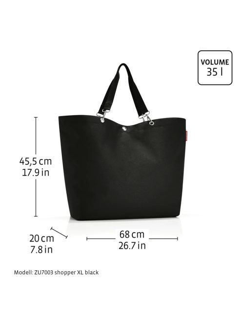 Reisenthel shopper XL drapp-sárga virágos női nagy shopper táska